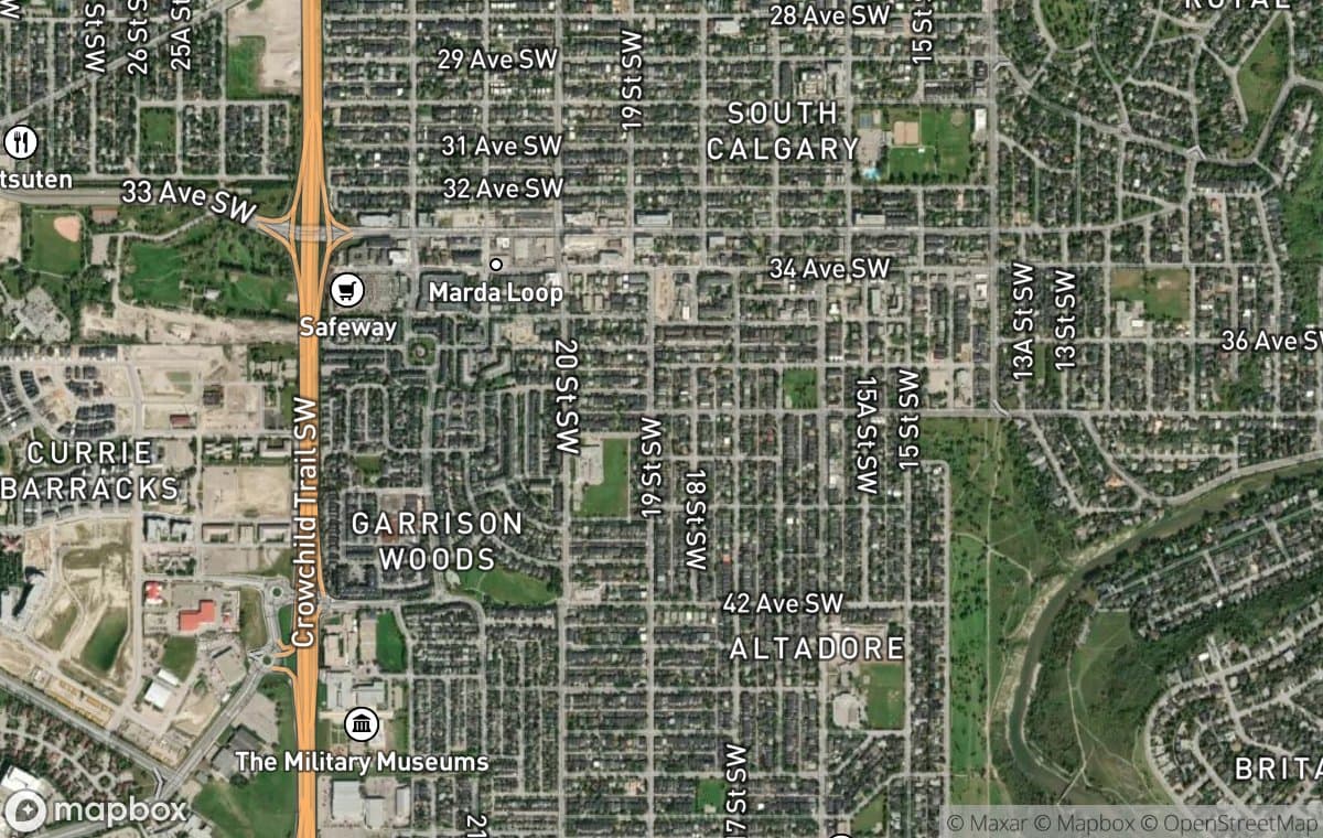 Altadore aerial view