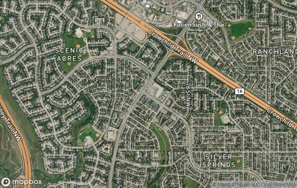 Arbour Lake aerial view