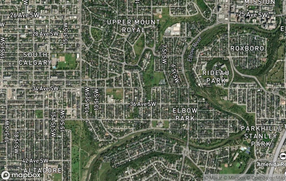 Cliff Bungalow aerial view