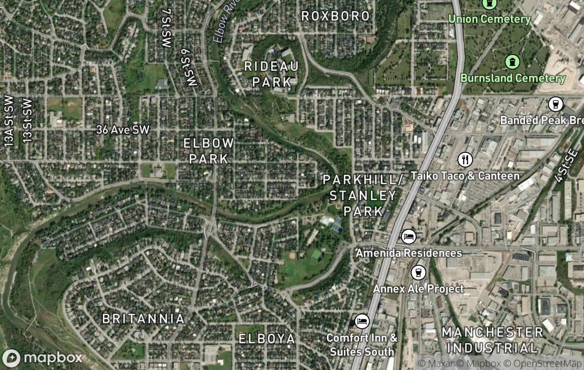 Erlton aerial view