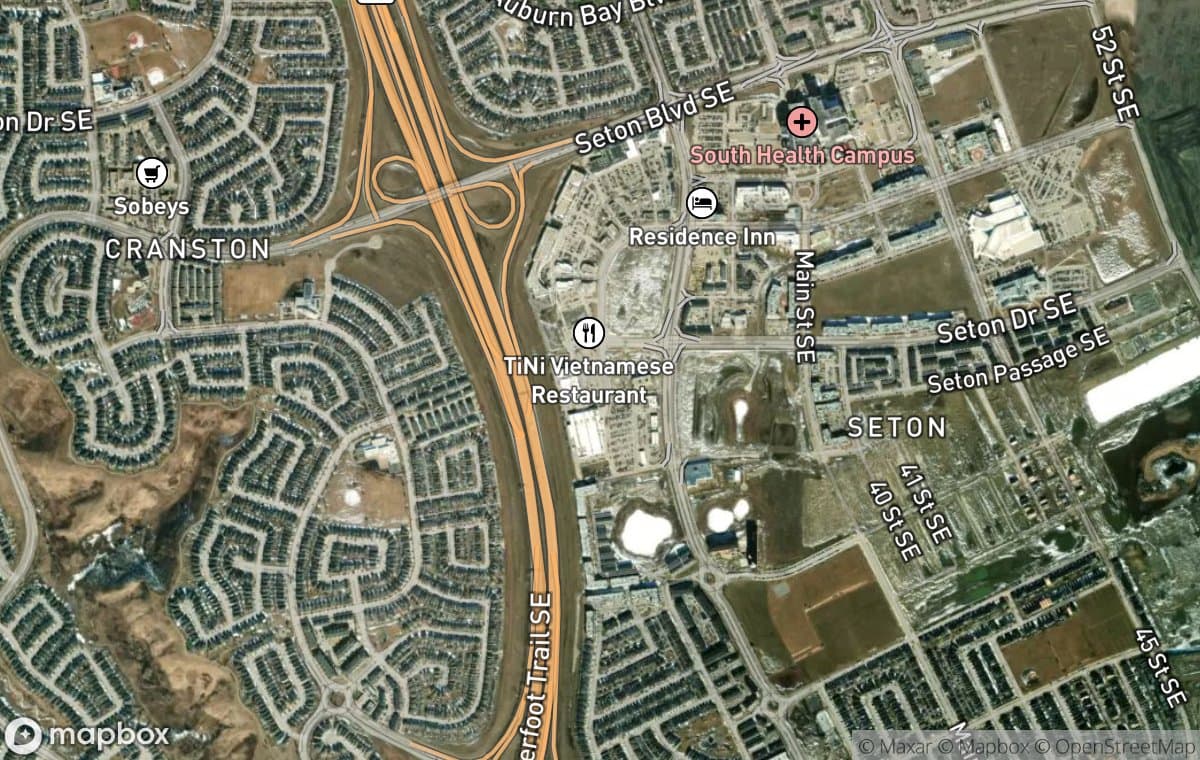 McKenzie Towne aerial view