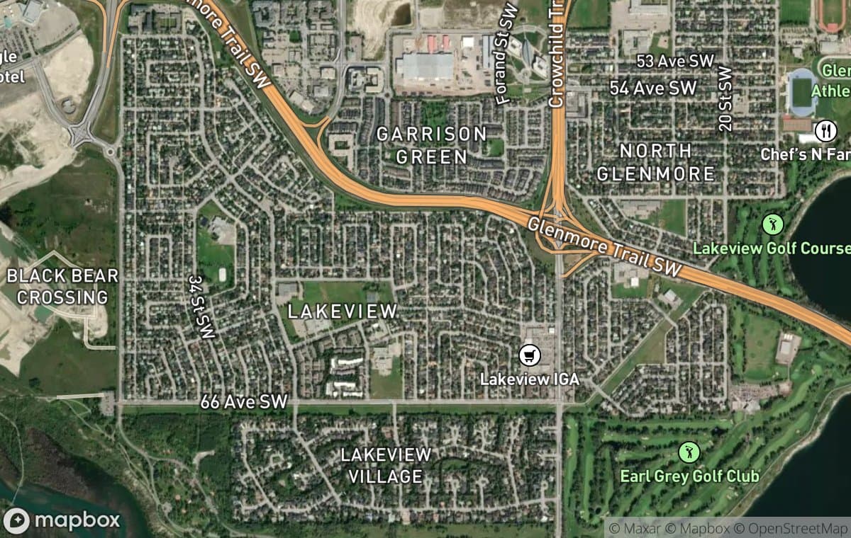 Oakridge aerial view