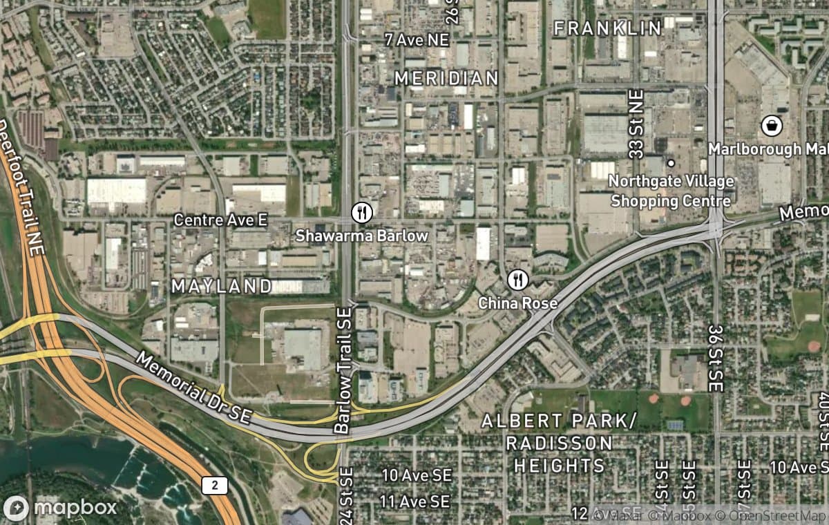 Radisson Heights aerial view