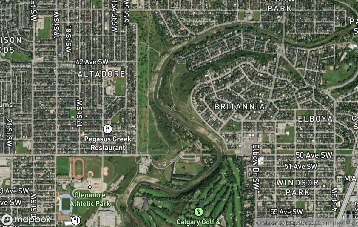 Rideau Park aerial view