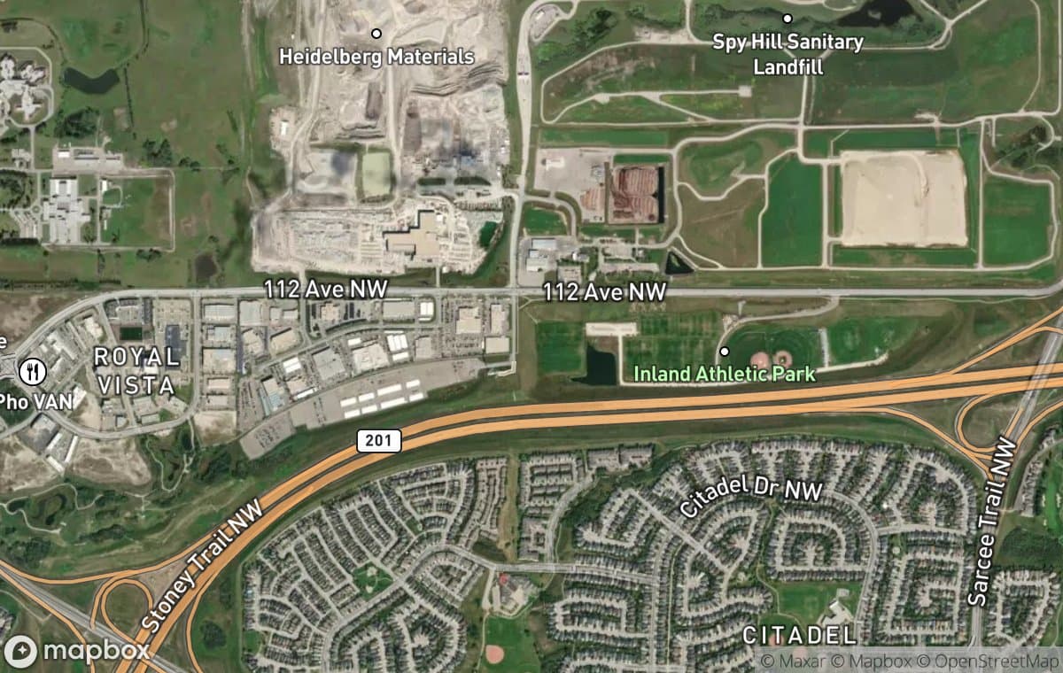 Sage Hill aerial view