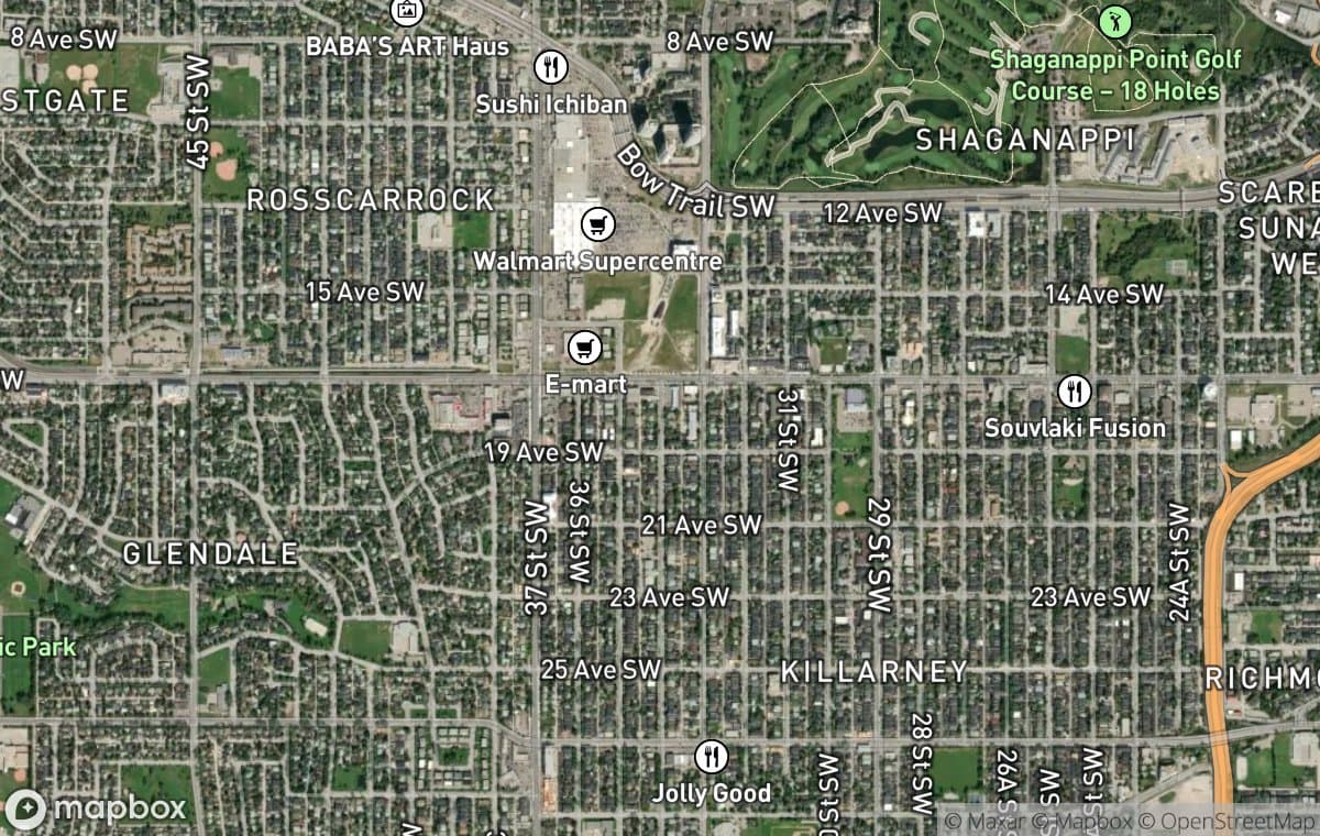 Scarboro aerial view