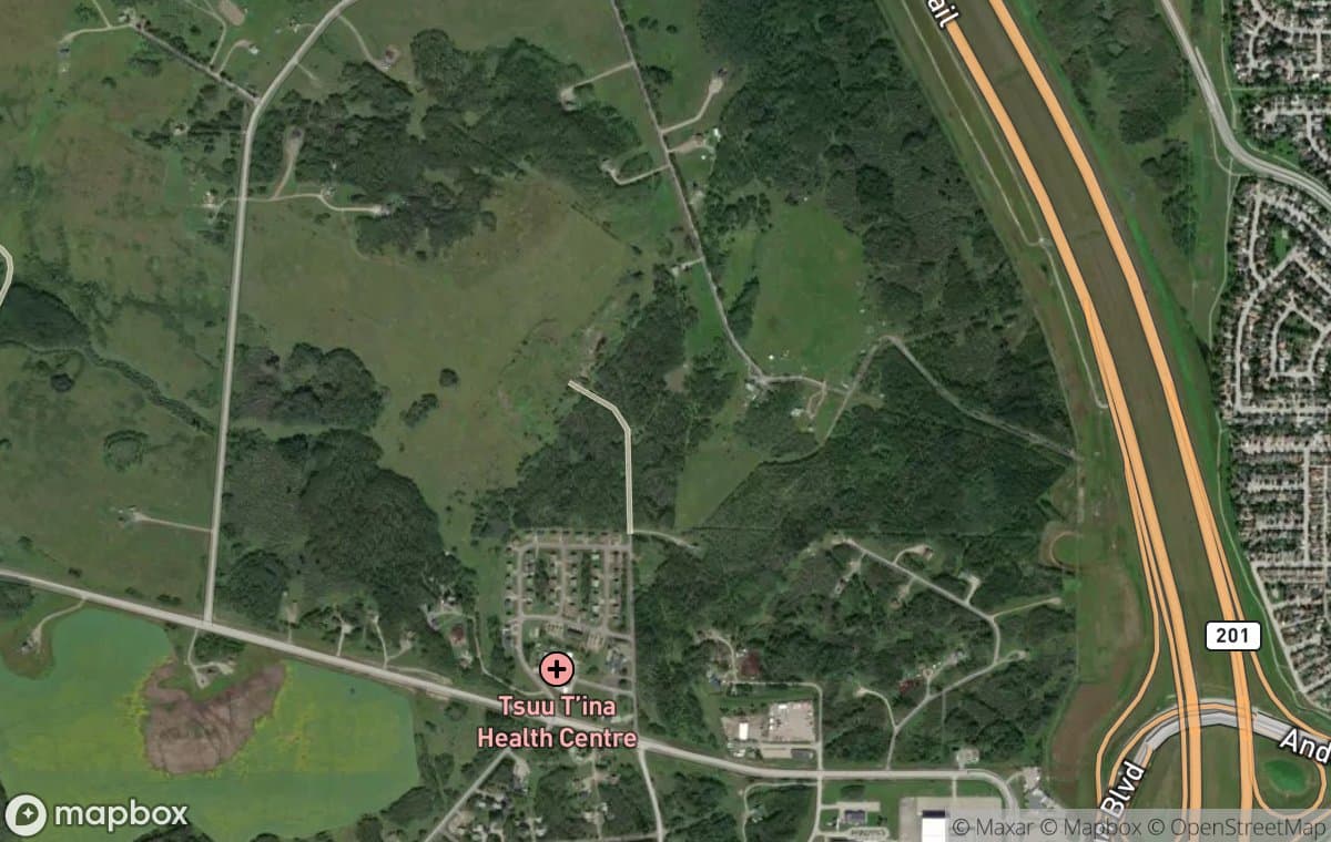 Woodbine aerial view